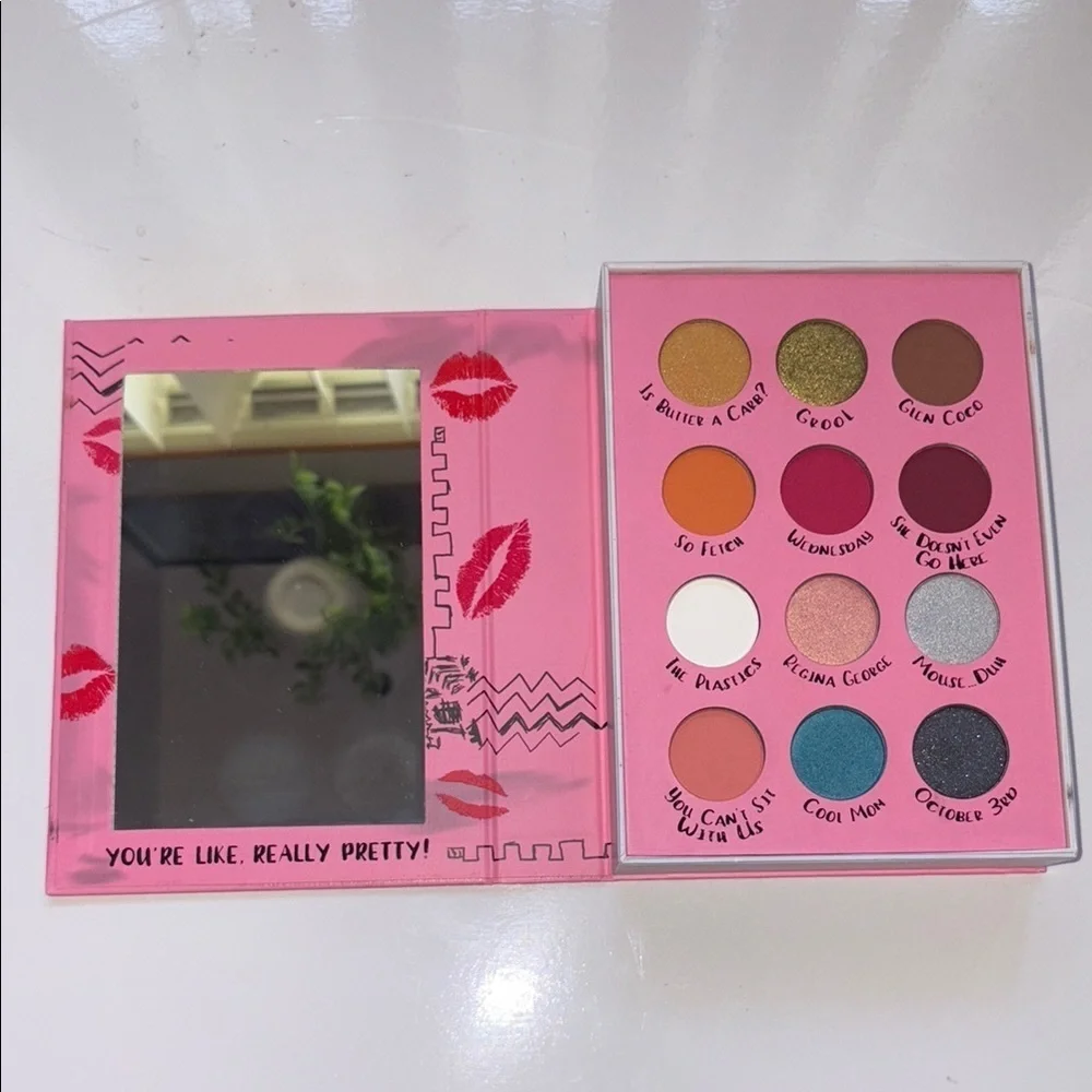 Storybook Cosmetics: Mean Girls Burn Book 12 Eyeshadow and Mirror NEW